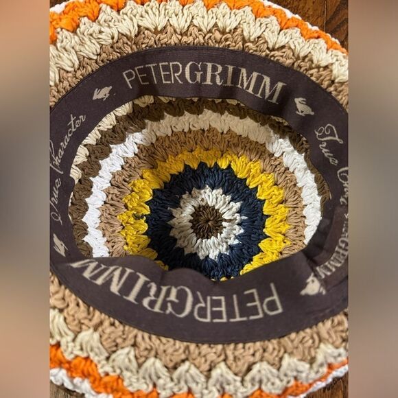 Peter Grimm True Character for Free People Wave Crochet Straw Bucket Hat main image 4